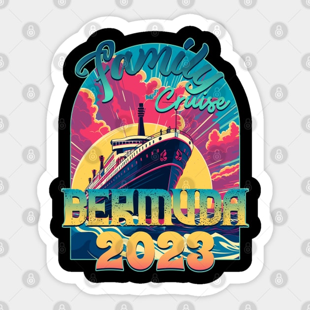 Family Cruise Bermuda 2023 Sticker by DanielLiamGill